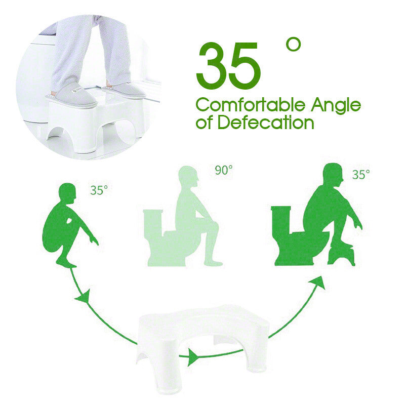Sit & Squat Squatty Potty Stool Eco NON-SLIP Toilet Step Stool Healthy Bathroom