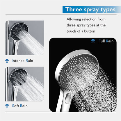 Decaura Hand Held Shower Head On Sliding Rail Set Shower Mixer Tap Wall Tapware