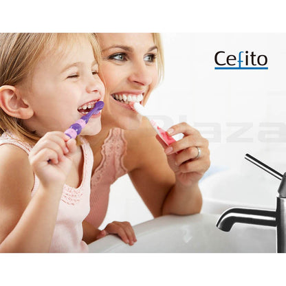 Cefito Bathroom Taps Basin Mixer Tap Faucet Sink Laundry Brass Swivel Black