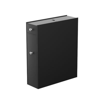 Artiss Bathroom Storage Cabinet Toilet Slim Tissue Box Caddy Side Wooden Black