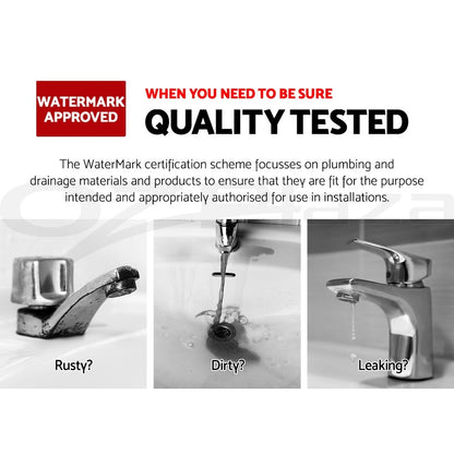 Cefito Bathroom Basin Mixer Tap Sink Faucet Swivel Silver