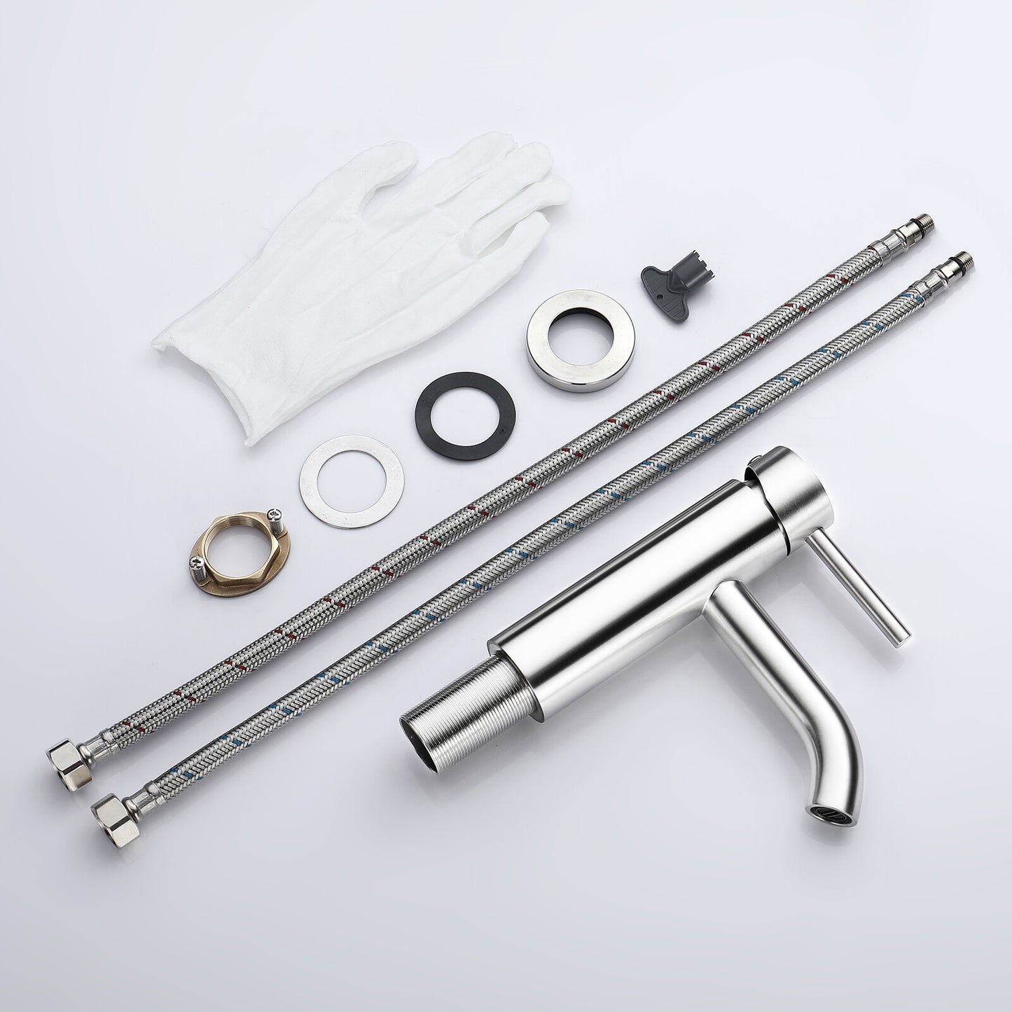 Decaura Bath Basin Mixer Tap Vanity Faucet Single Handle Tapware with Pop Waste