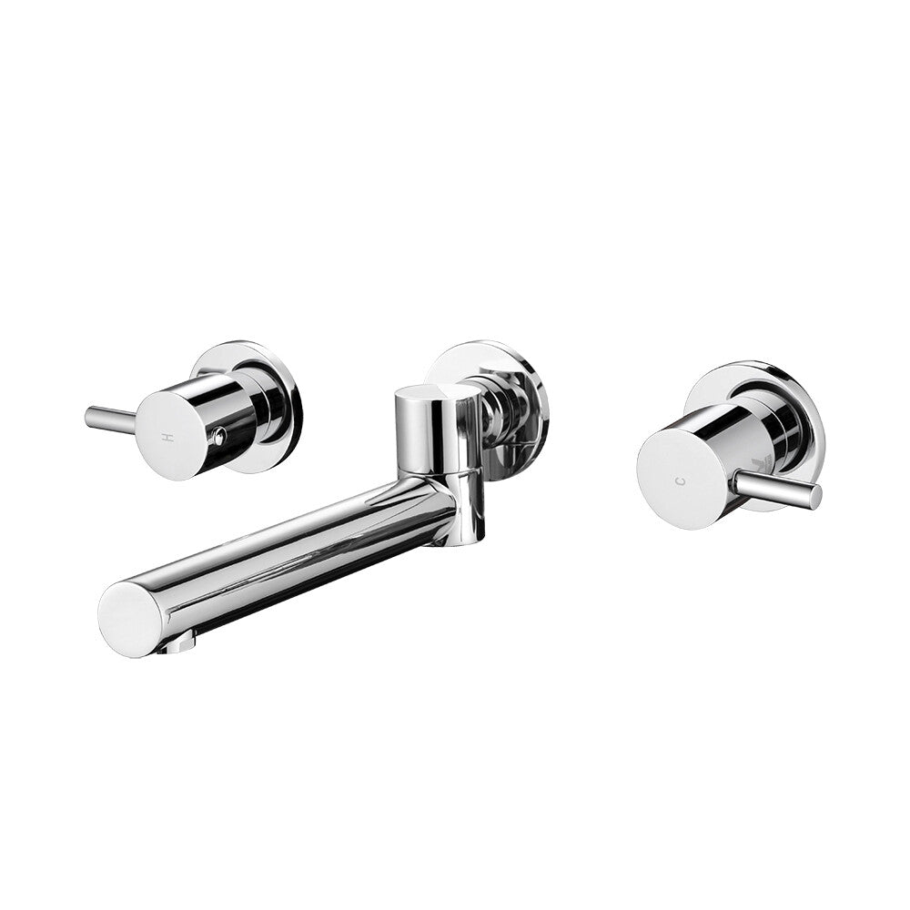 Decaura Bath Spout Wall Water Spout Basin Shower Mixer Taps Tapware Set Bathroom