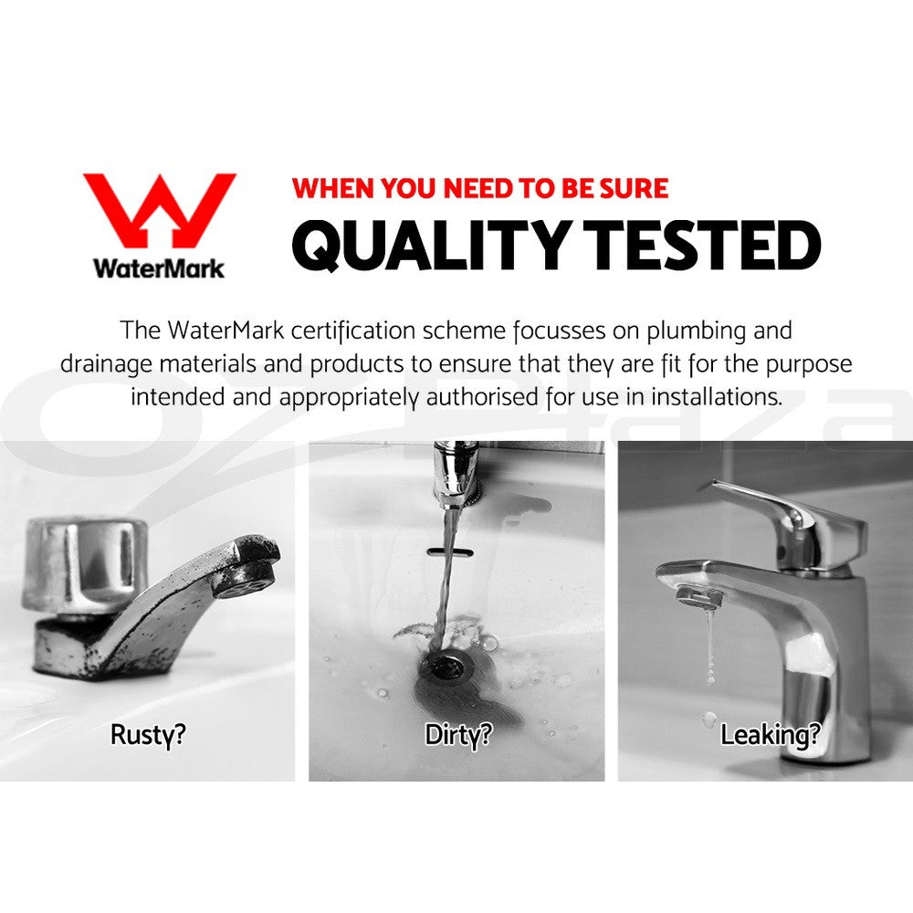 Cefito Bathroom Basin Mixer Tap Laundry Faucet Sink Swivel Silver