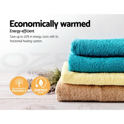 Devanti Heated Towel Rail Rack Bathroom Electric Rails Warmer Clothes 3 Models