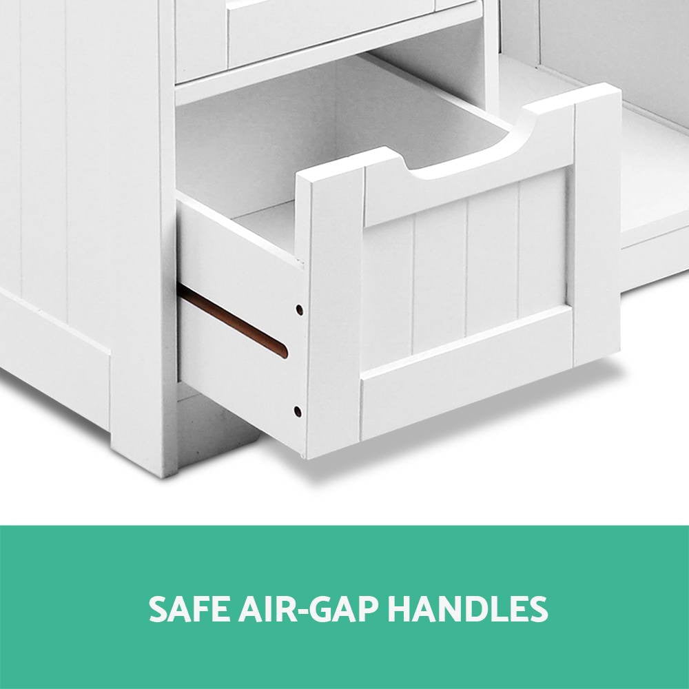 Artiss Bathroom Storage Cabinet Chest of Drawers Laundry Toilet Cupboard Kitchen