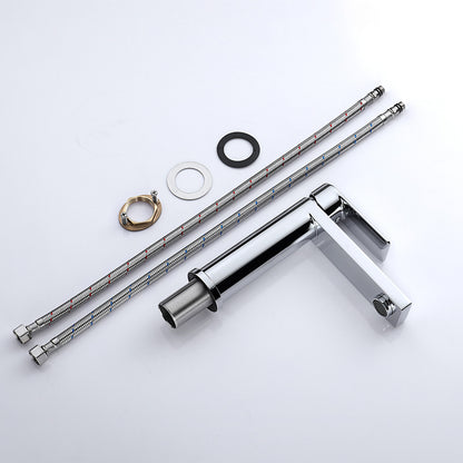 Decaura Bath Basin Mixer Tap Vanity Faucet Single Handle Tapware with Pop Waste