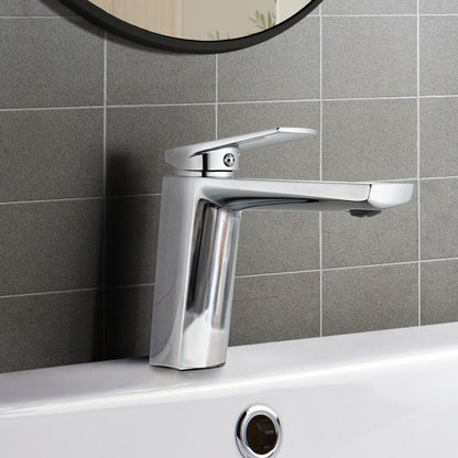 Simpuls Bathroom Basin Mixer Tap Brass Bath Tub Vanity Spout Faucet Chrome