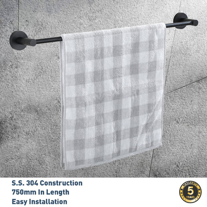 Decaura towel rail racks toilet roll holder robe hooks bathroom Accessories set