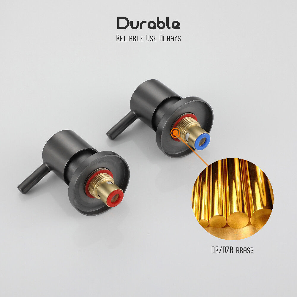 Decaura 180° swivel bath spout water spouts wall tapware mixer taps bathroom