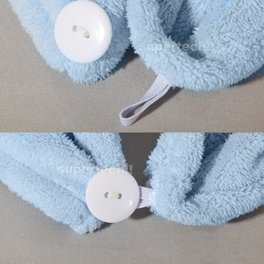 Quick Dry Hair Towel Drying Turban Bath Towel Head Wrap Fast Hat Spa Cap Soft AU