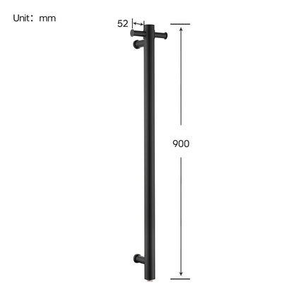 Decaura Heated Towel Rail Rack 304 Stainless Steel Freestanding/Wall Mounted