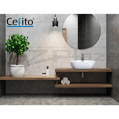 Cefito Bathroom Basin Ceramic Basins Vanity Sink Above Counter White Hand Wash