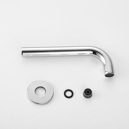 Decaura WELS Bath Basin Laundry Wall Water Spout Round Chrome 1/4 Turn Twin Taps