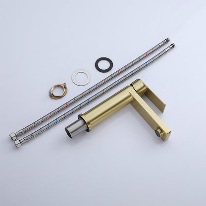 Decaura Bathroom Basin Mixer Tap Brushed Gold Vanity Taps Basin Taps