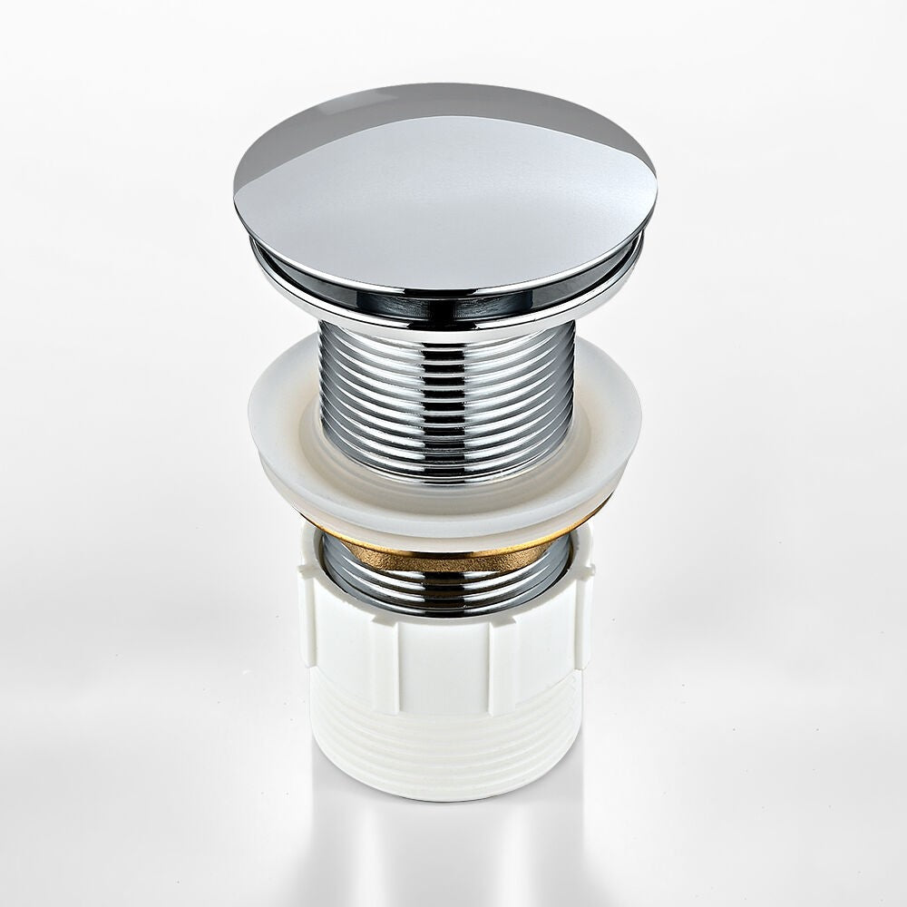 Simplus Pop Up Waste without Overflow Vanity Basin Push Plug Drain WaterMark