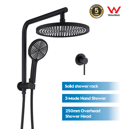 Decaura Dual Shower Head Set 10" Rain Shower 3-Mode Hand Shower Shower Mixer Tap