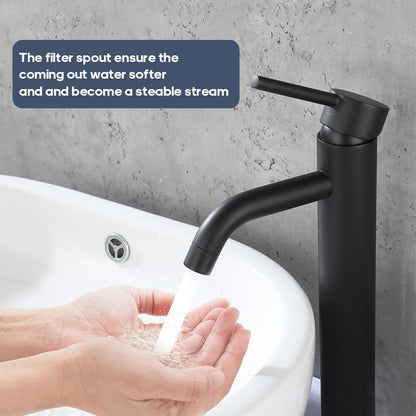 Decaura Bath Basin Mixer Tap Vanity Faucet Single Handle Tapware with Pop Waste