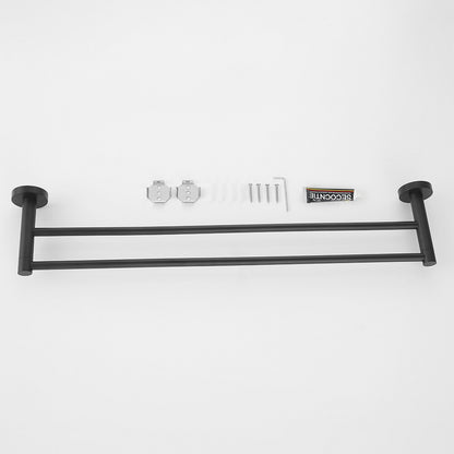 Decaura towel rail racks toilet roll holder robe hooks bathroom Accessories set