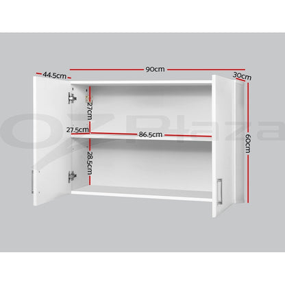 Cefito Bathroom Storage Cabinets 900mm Wall Mounted Medicine Cabinet Cupboard