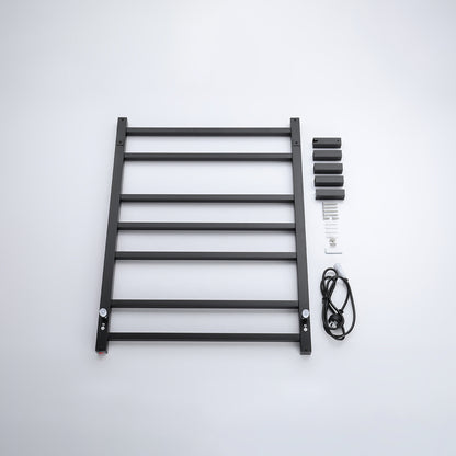 Decaura Heated Towel Rail Rack 304 Stainless Steel Freestanding/Wall Mounted