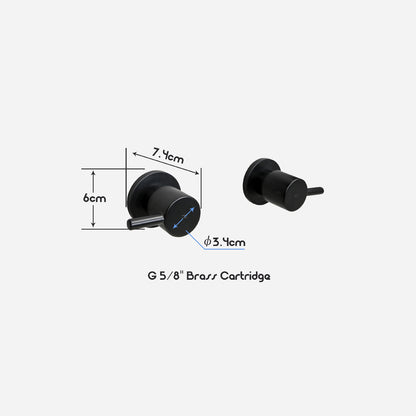 Decaura Hand Held Shower Head On Sliding Rail Set Shower Mixer Tap Wall Tapware