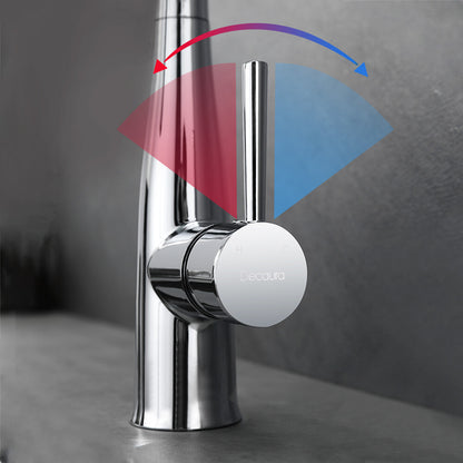 Decaura Tall Kitchen Tap Sink Mixer Laundry Faucet Pull Out Chrome 3-Mode Spray