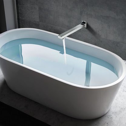 Simpuls Square Bath Spout Brass Basin Water Bathtub Shower Mixer Taps Chrome