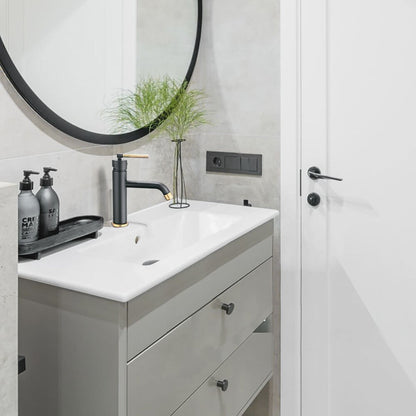 Simpuls Bathroom Basin Mixer Tap SS304 Bath Tub Vanity Spout Faucet Black