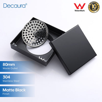 Decaura Shower Grate Drain Floor Waste Stainless Steel Tile Insert/Strip