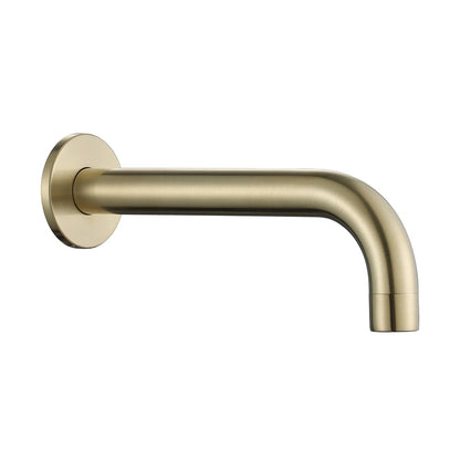 Decaura Bath Spout Brushed Gold Laundry Wall Spouts Brass Round Bathroom Basin