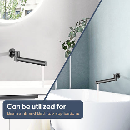 Decaura 180° swivel bath spout water spouts wall tapware mixer taps bathroom