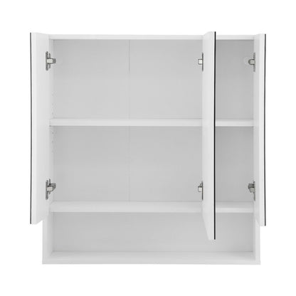 Cefito Bathroom Mirror Cabinet Medicine Wall Hung Adjustable 700x750mm White