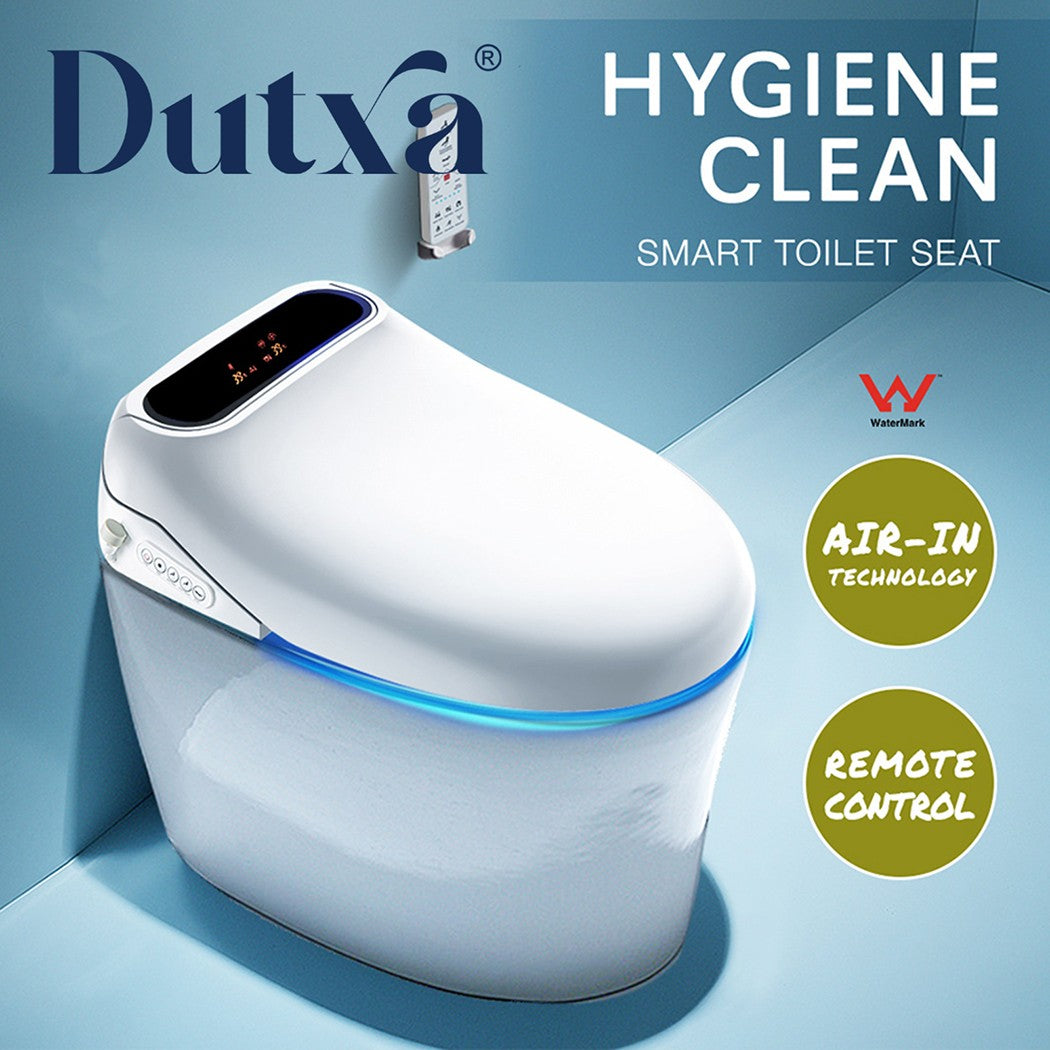 Duxta Smart Electric Bidet Toilet Seat Cover Electronic Seats Paper Saving Auto Smart Wash