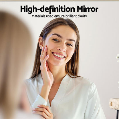 Cefito Bathroom Mirror Cabinet Medicine Wall Hung Adjustable 700x750mm White