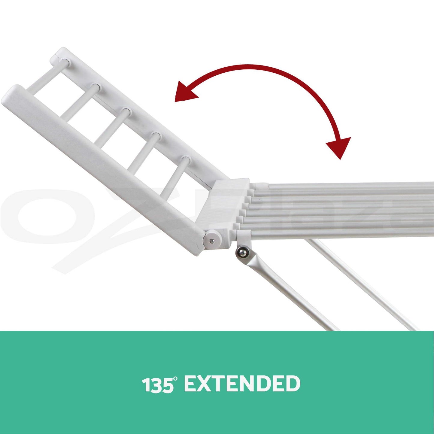 Devanti Electric Heated Towel Clothes Airer Rack Dryer Warmer Stand Rail