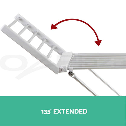 Devanti Electric Heated Towel Clothes Airer Rack Dryer Warmer Stand Rail