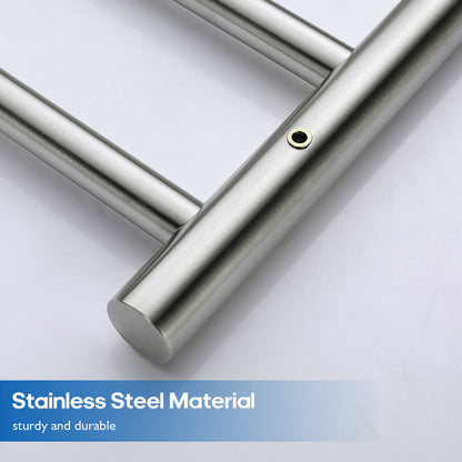 Decaura Heated Towel Rail Rack 304 Stainless Steel Freestanding/Wall Mounted