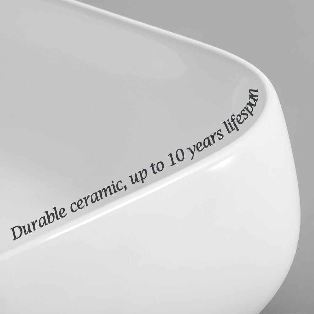 Simplus Bathroom Basin Vanity Sink Ceramic Above Counter Hand Wash 61cm x 41cm