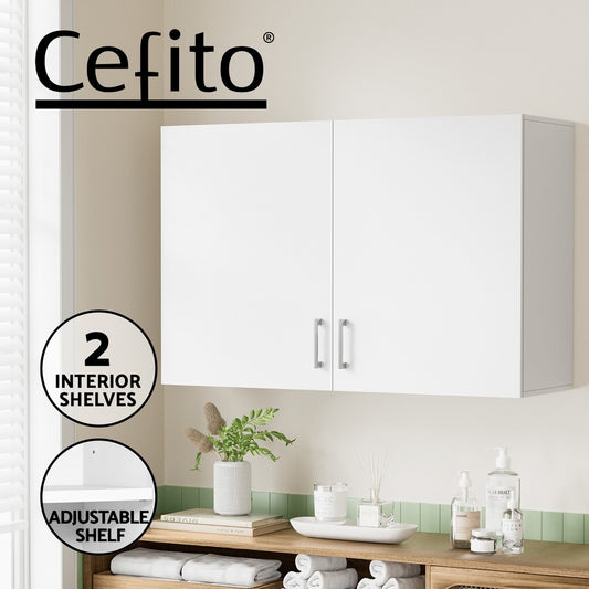 Cefito Bathroom Storage Cabinets 900mm Wall Mounted Medicine Cabinet Cupboard