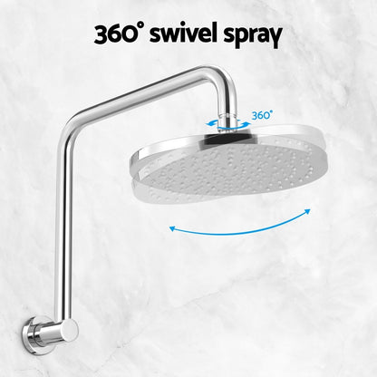 Cefito 9'' Rain Shower Head Overhead High-pressure Swivel Chrome