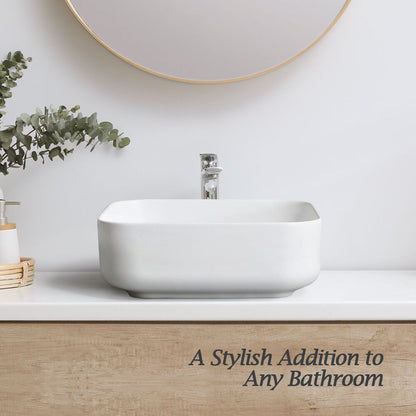 Simplus Bathroom Ceramic Basin Vanity Sink Hand Wash Bowl Above Counter 39X39CM