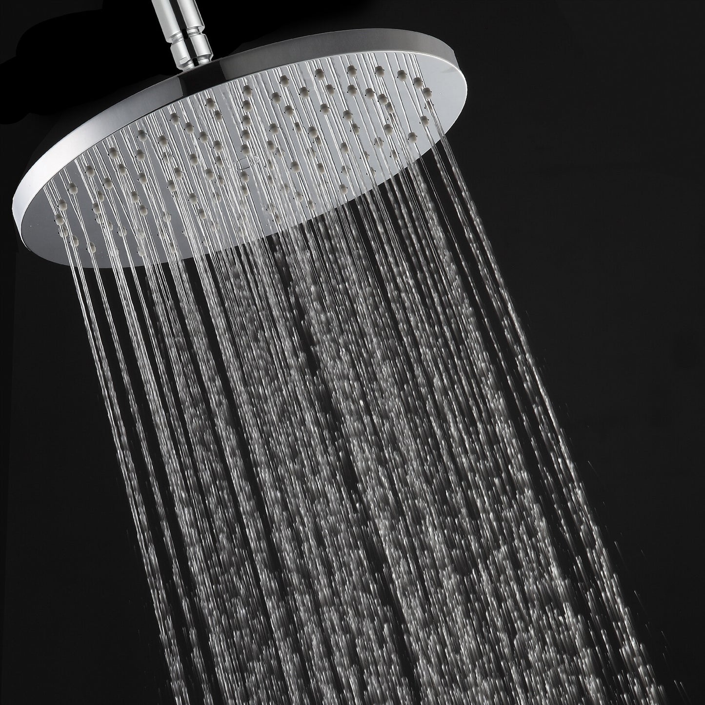 Decaura Rain Shower Head 8" 9" 10" 12" Round Square Chrome Black Gold Swivel