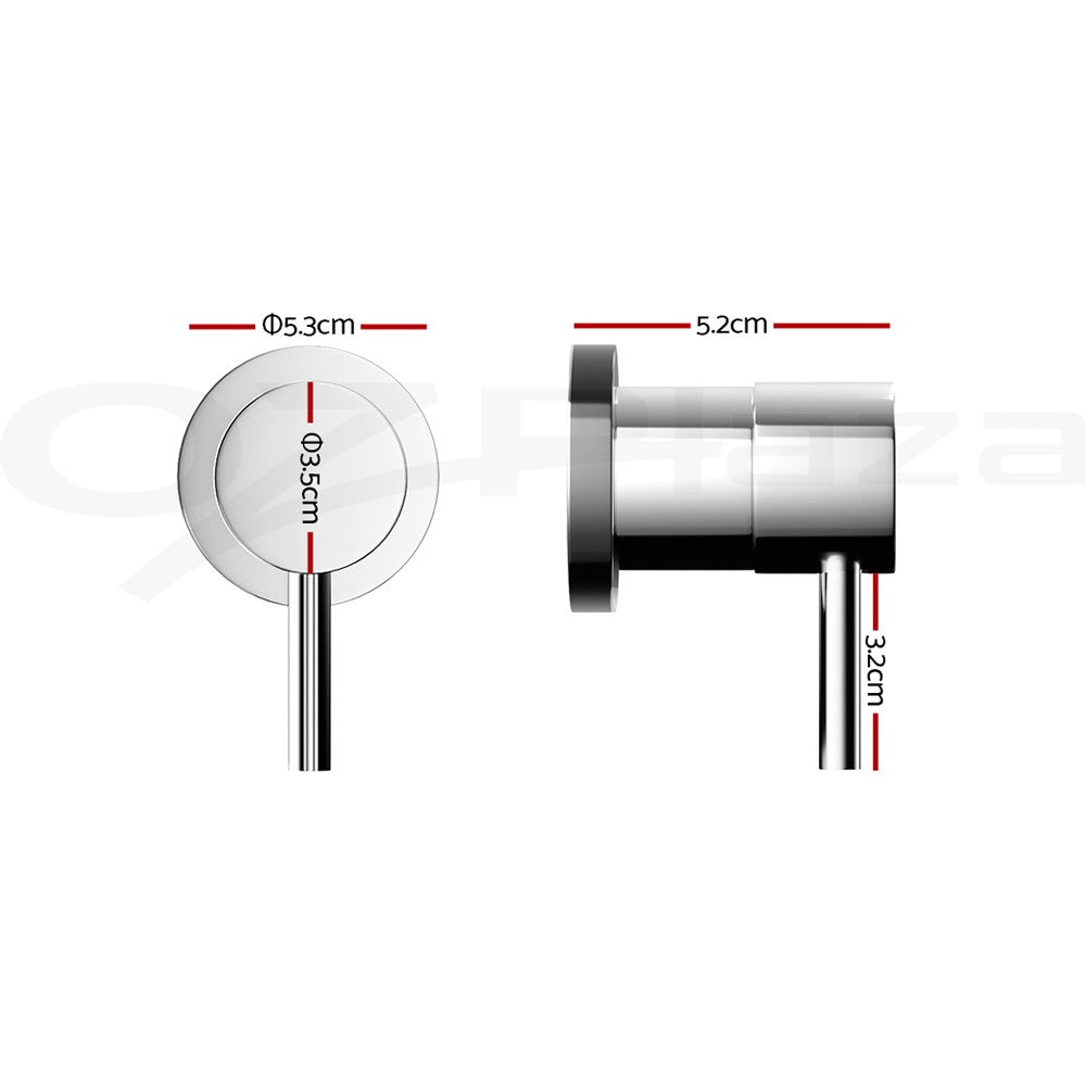 Cefito Bathroom Tap Shower Twin Tap Faucet Basin Sink Bath Swivel Chrome