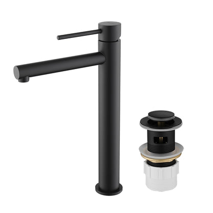 Decaura Bathroom Basin Mixer Tap with Pop Up Waste Chrome/Black/Brushed Gold