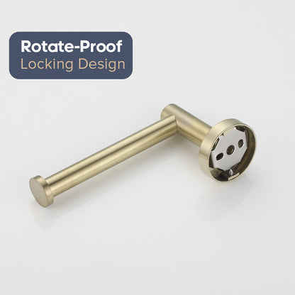 Towel Racks 600mm 750mm Toilet Roll Holder Robe Hook Chrome Black Brushed Gold
