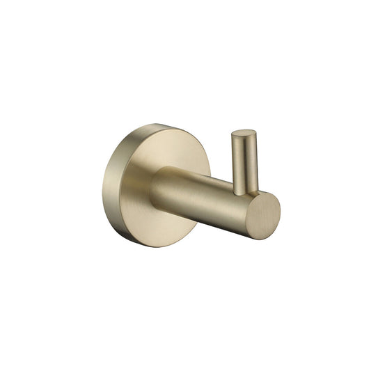 Brushed Gold Wall Robe Hook Holder Bathroom Hand Towel Hooks 304 Stainless Steel