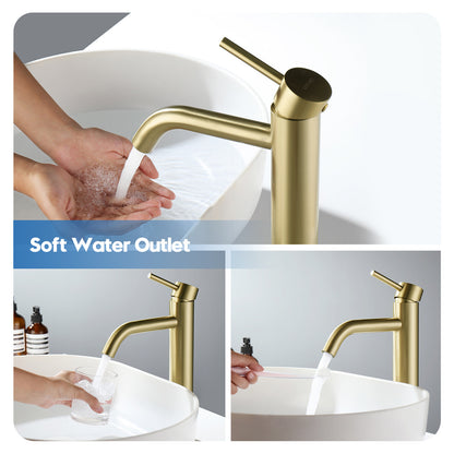Decaura Bath Basin Mixer Tap Vanity Faucet Single Handle Tapware with Pop Waste