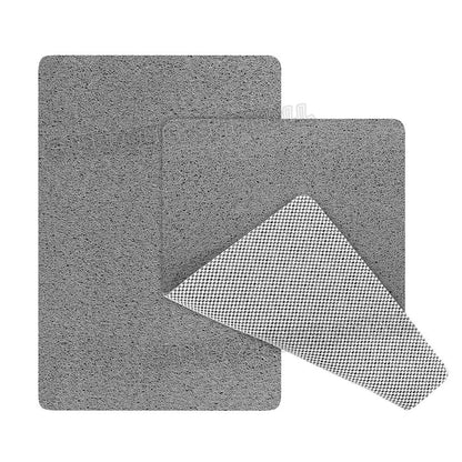 Hydro Wonder Super Comfy Shower Mat Non Slip Never Stains or Blocks Drain Grey A